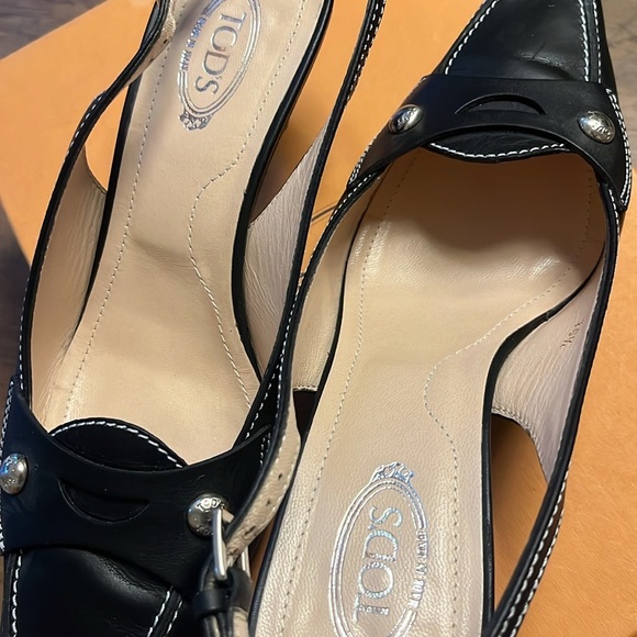 Tod’s Novak Chanel Decoupage slingback black - Picture 5 of 11